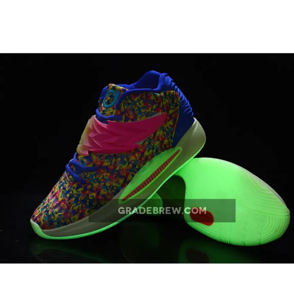 Nike KD 14 Ron English 1 Turquoise Blue/Hyper Pink/Lapis DO6903-400