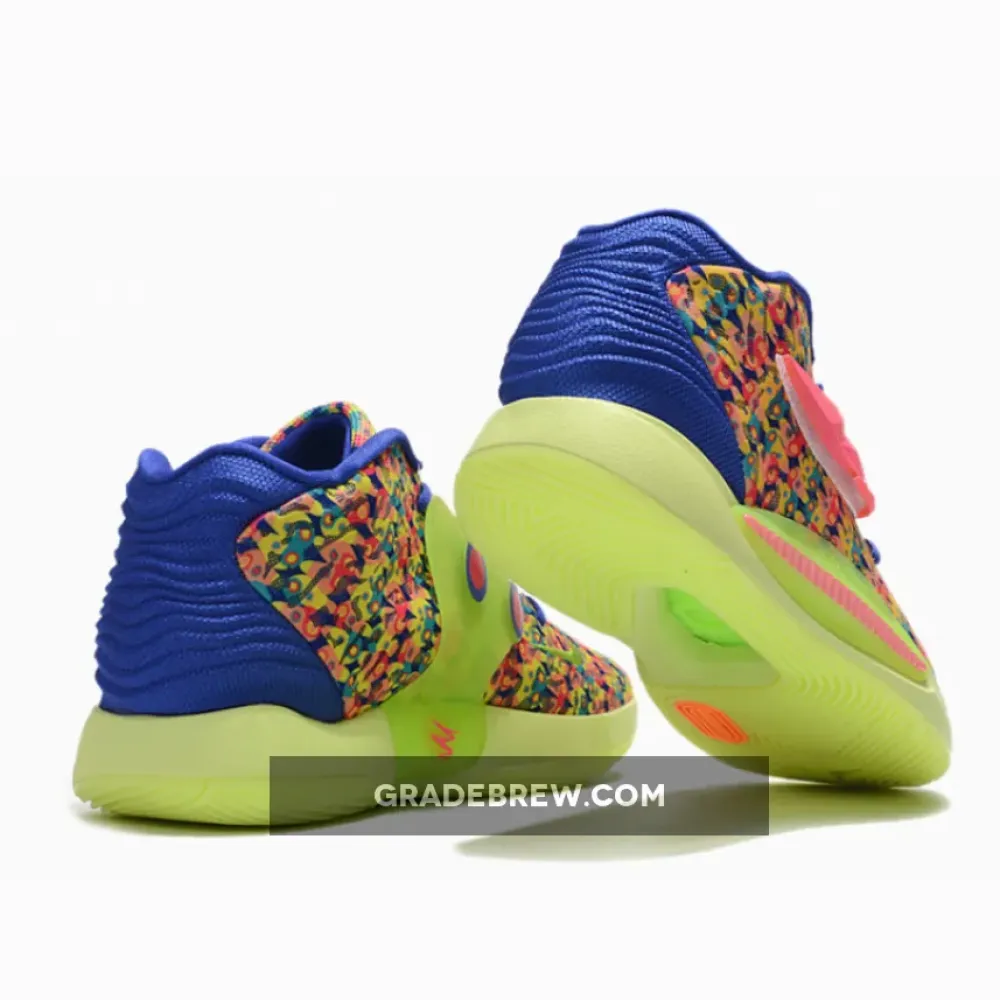 Nike KD 14 Ron English 1 Turquoise Blue/Hyper Pink/Lapis DO6903-400