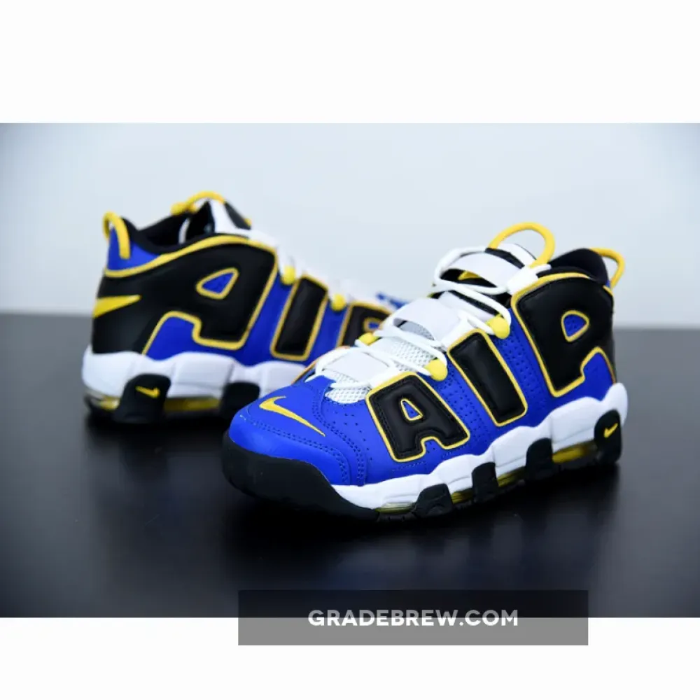 Nike Air More Uptempo Peace Blue/Yellow/White DC7300-400