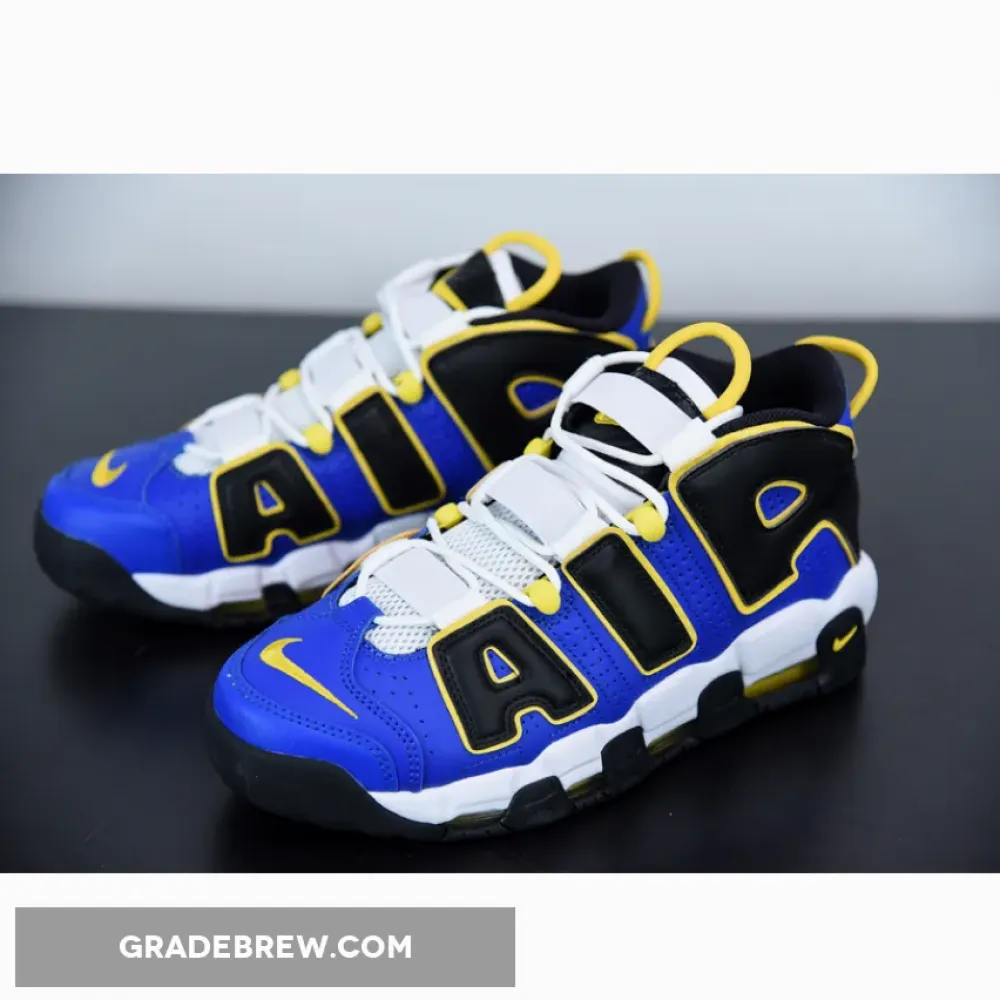 Nike Air More Uptempo Peace Blue/Yellow/White DC7300-400