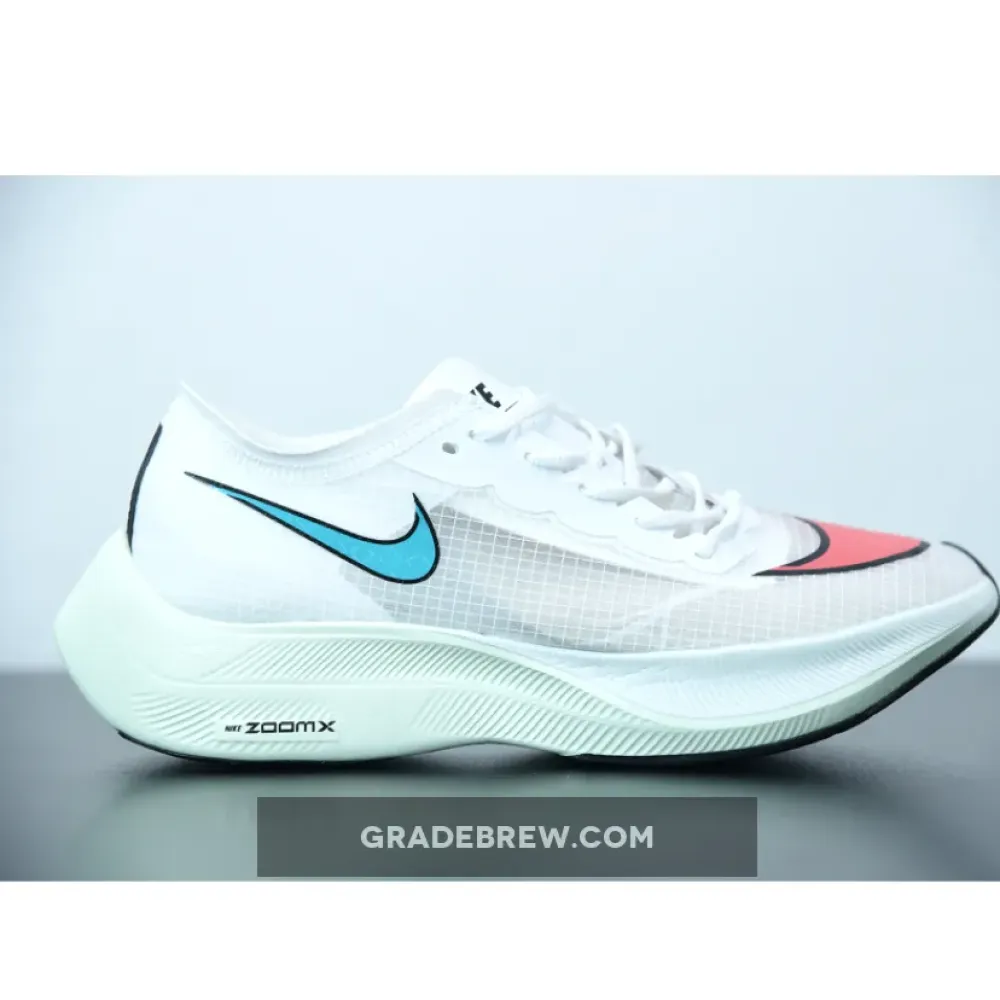 Nike ZoomX VaporFly NEXT% White/Blue/Orange AO4568-168
