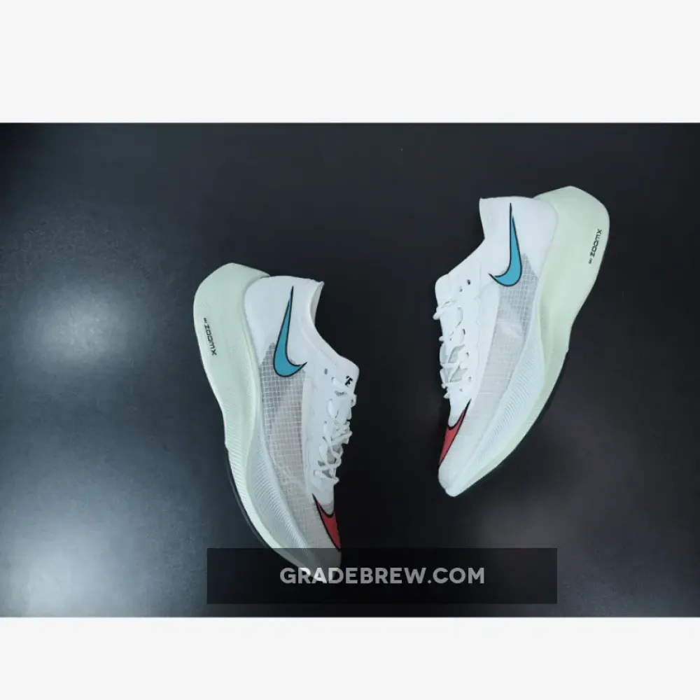 Nike ZoomX VaporFly NEXT% White/Blue/Orange AO4568-168