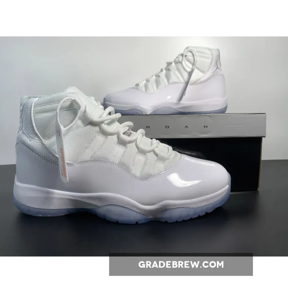 Nike Air Jordan 11 Silver Anniversary White/Metallic Silver 408201-101