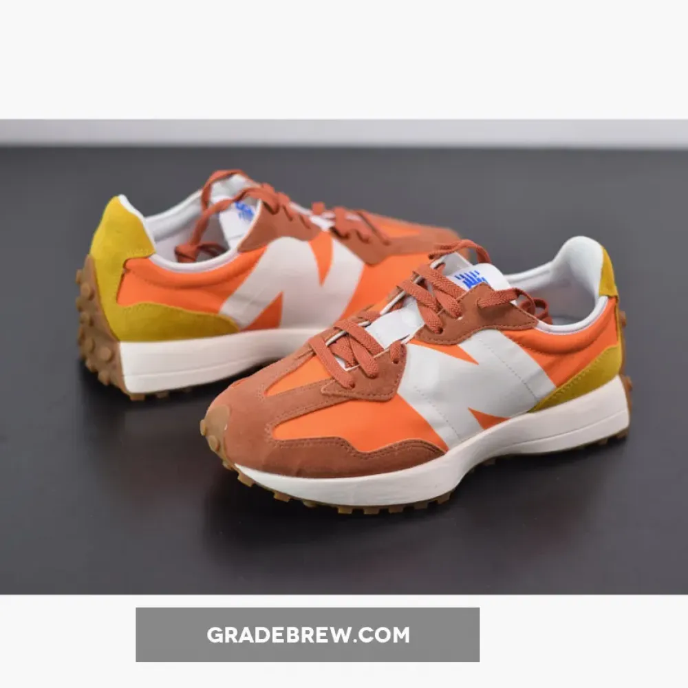 New Balance 327 Colorful White/Orange/Yellow MS327CLA