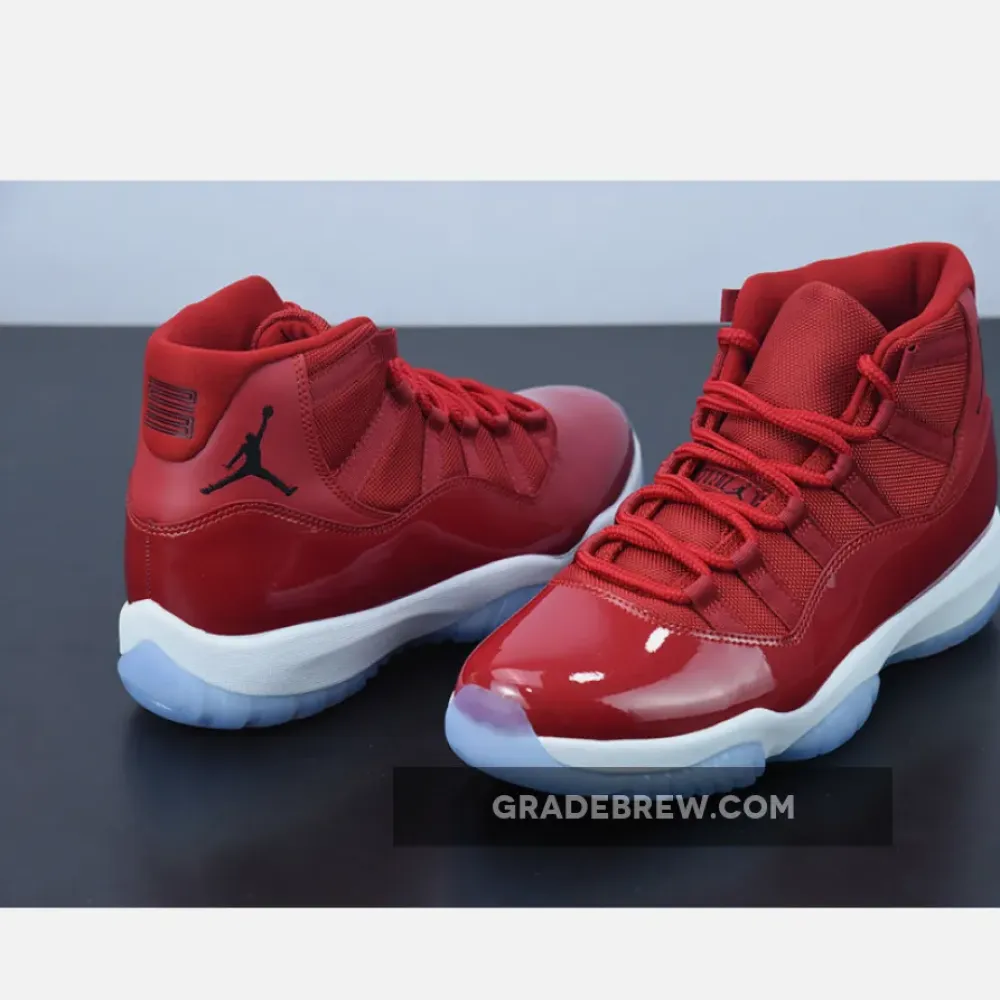 Air Jordan 11 Retro Win Like 96 Black/Gym Red/White 378037-623