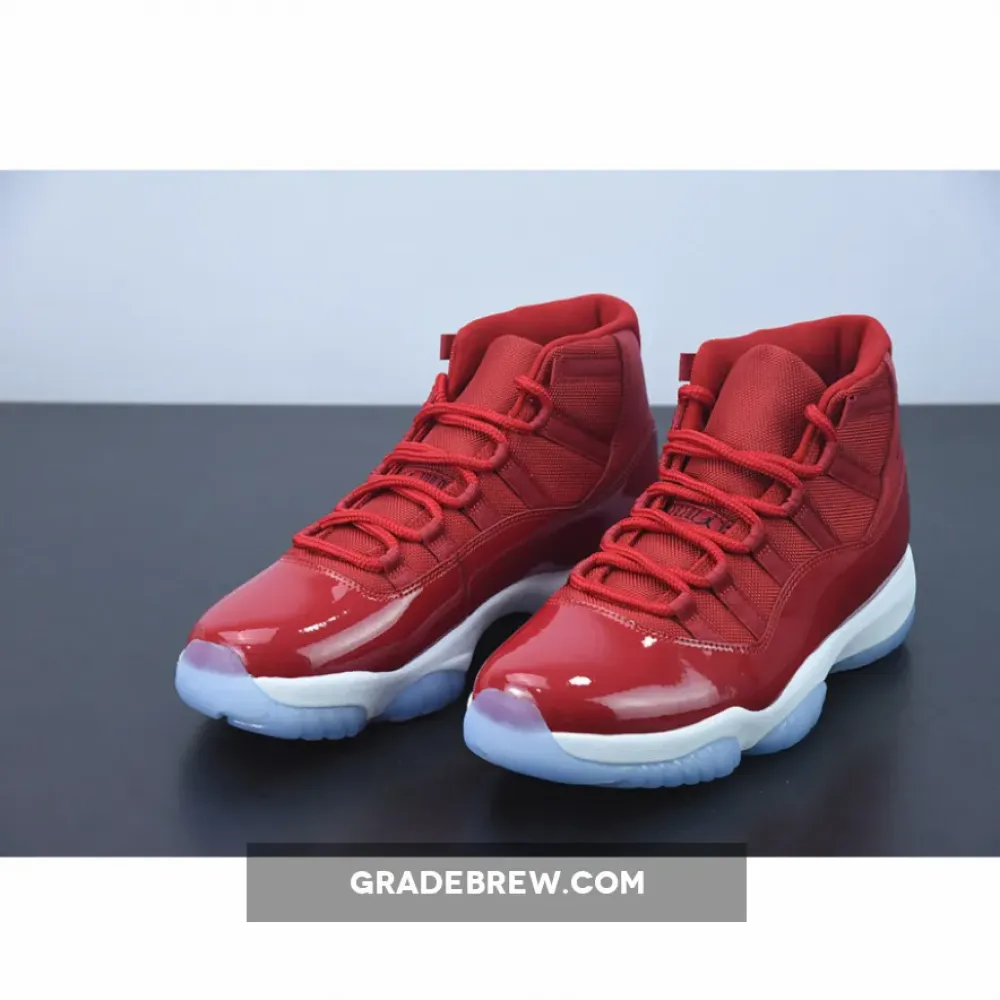 Air Jordan 11 Retro Win Like 96 Black/Gym Red/White 378037-623
