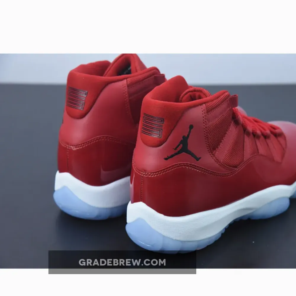 Air Jordan 11 Retro Win Like 96 Black/Gym Red/White 378037-623