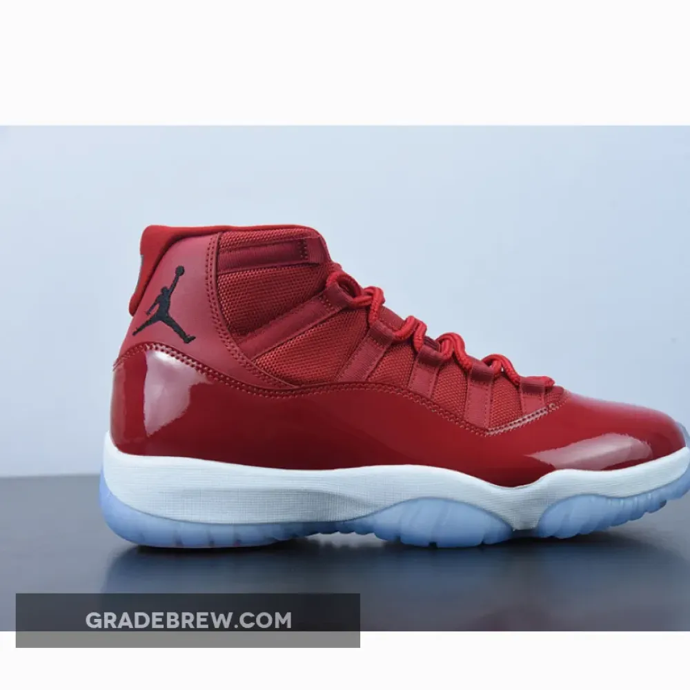 Air Jordan 11 Retro Win Like 96 Black/Gym Red/White 378037-623