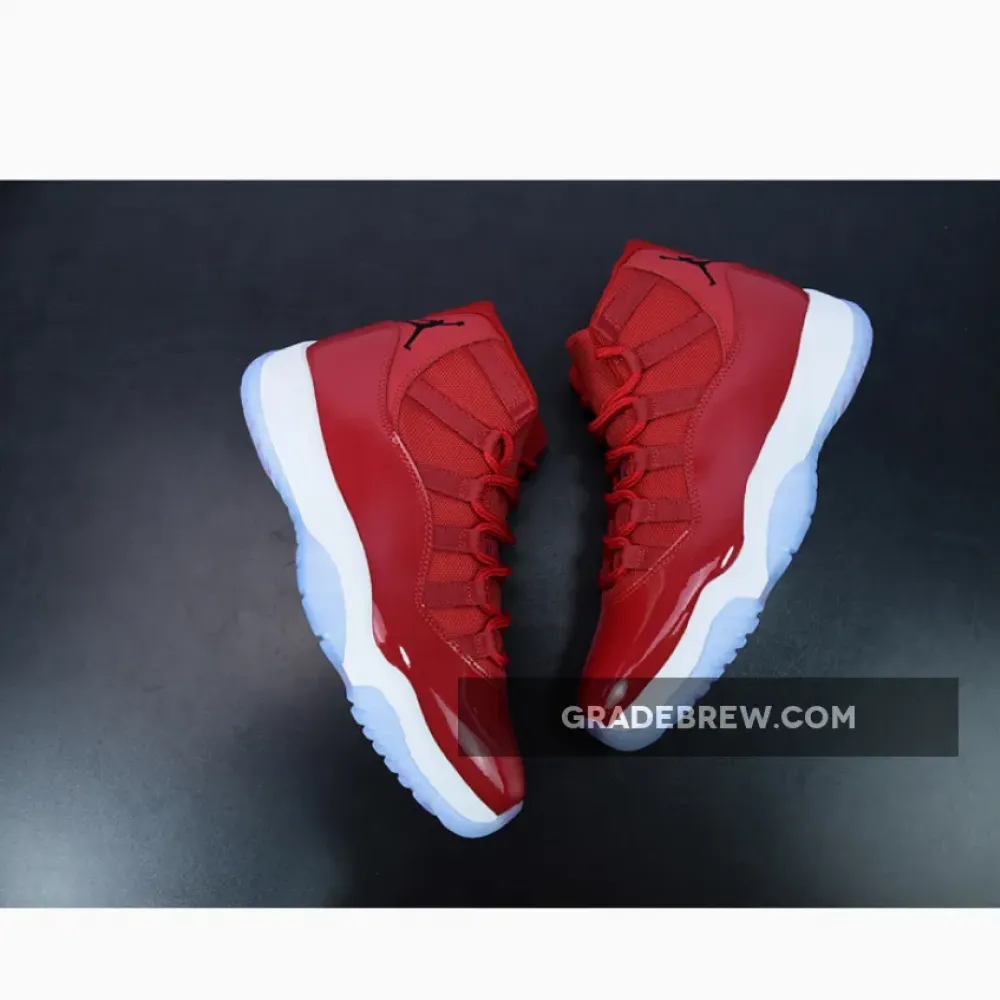 Air Jordan 11 Retro Win Like 96 Black/Gym Red/White 378037-623