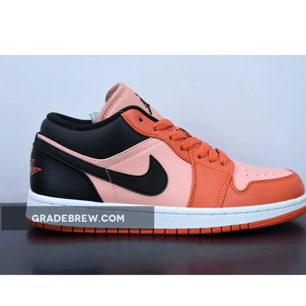 Nike Air Jordan 1 Low Orange Black  DM3379-600