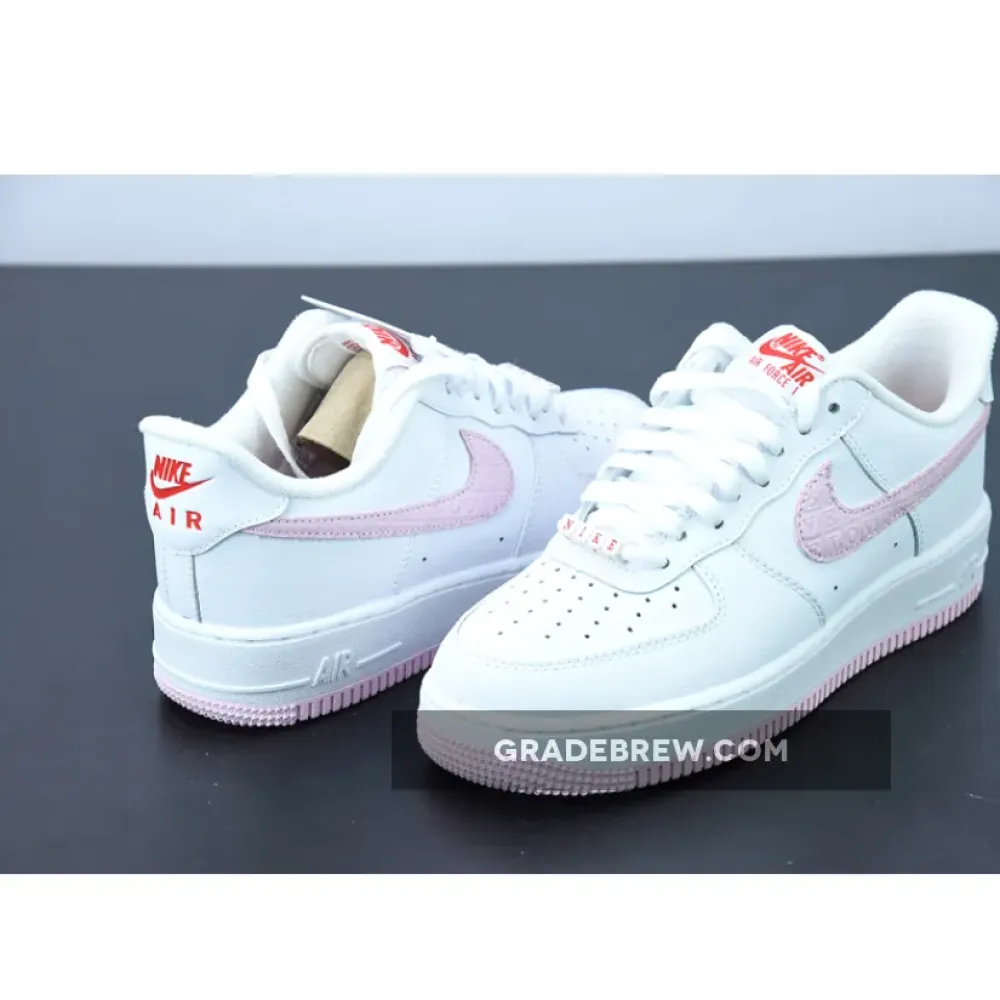Nike Air Force 1 Valentine’s Day 2022 White/University Red/Atmosphere DQ9320-100
