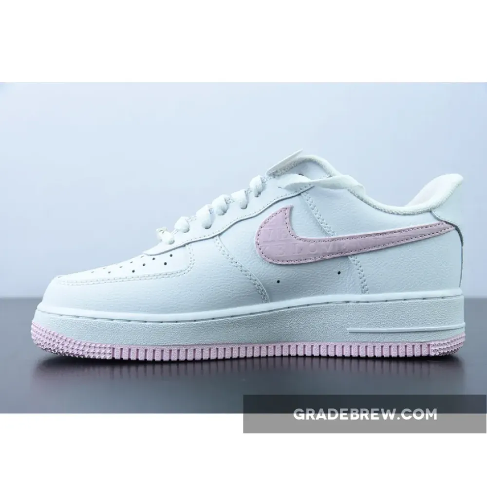 Nike Air Force 1 Valentine’s Day 2022 White/University Red/Atmosphere DQ9320-100