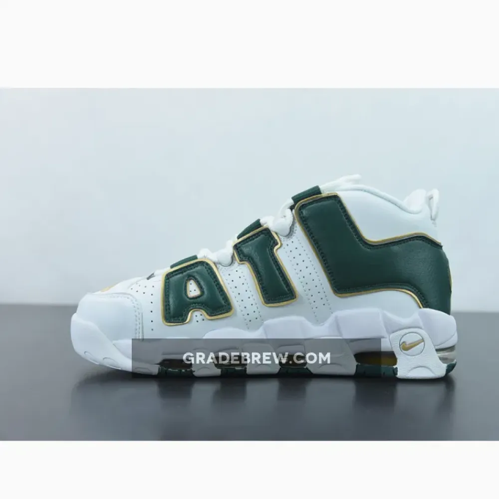 Nike Air More Uptempo ATL Metallic Gold/Gorge Green/White AJ3139-100