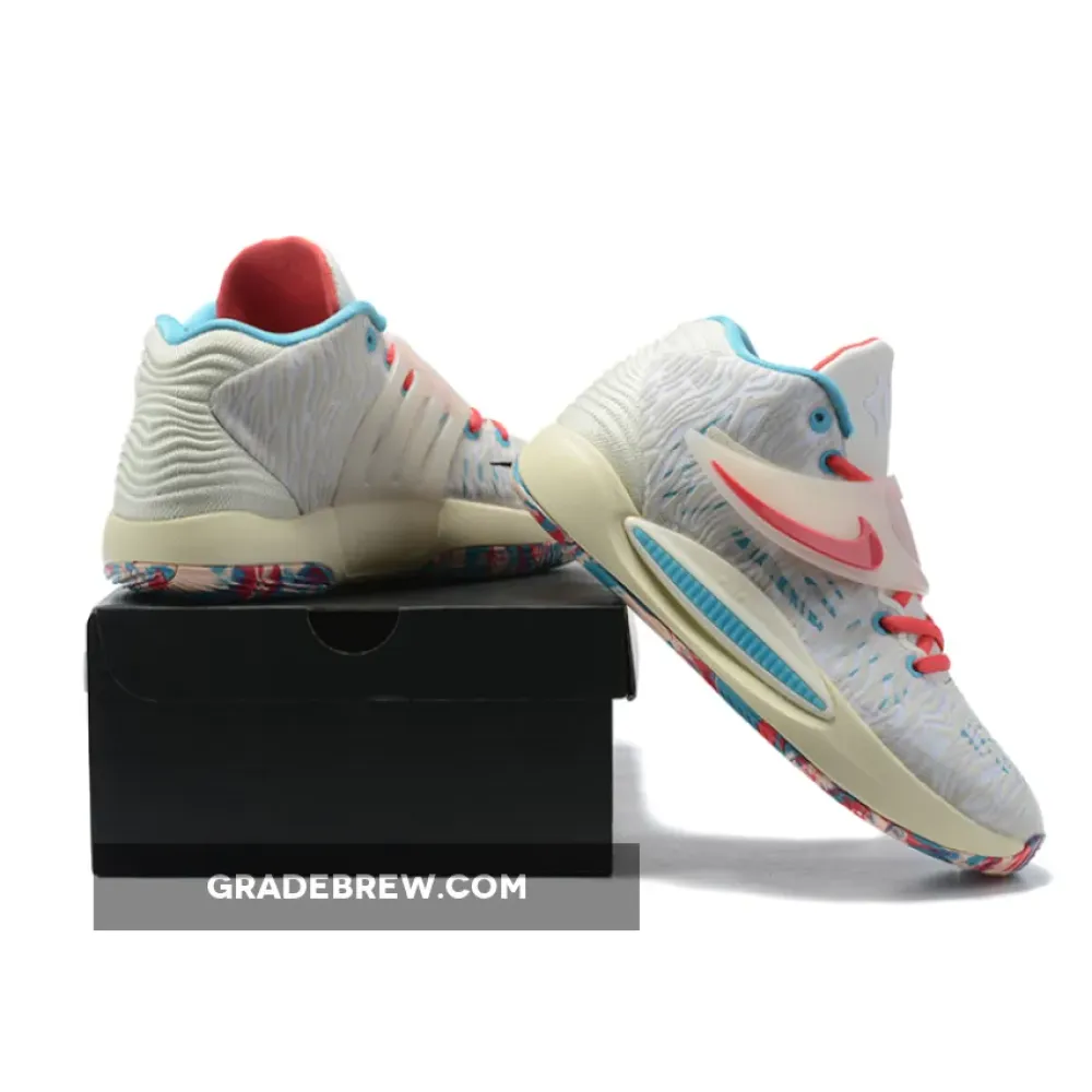 Nike KD 14 Multicolor Blue/Pink/White CW3935-700