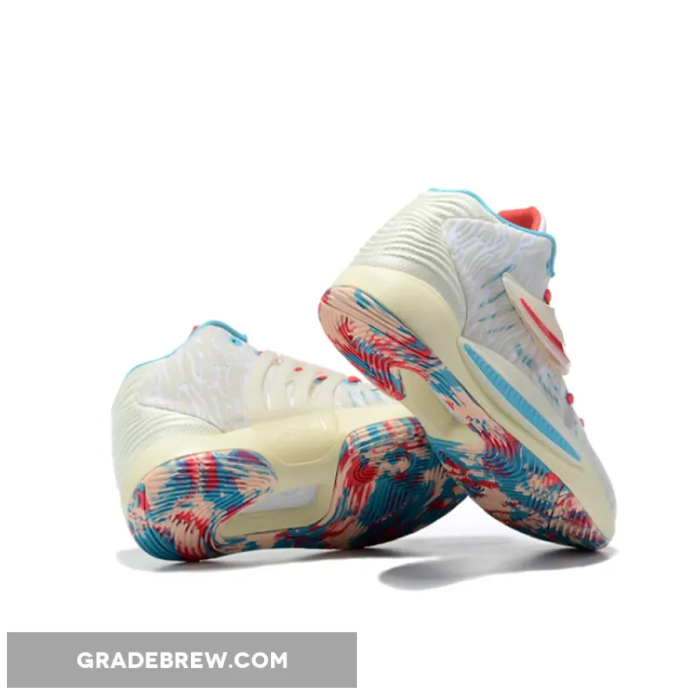 Nike KD 14 Multicolor Blue/Pink/White CW3935-700