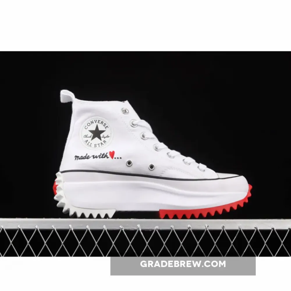 Converse Run Star Hike High Made With Love White/Red/Black 571874C