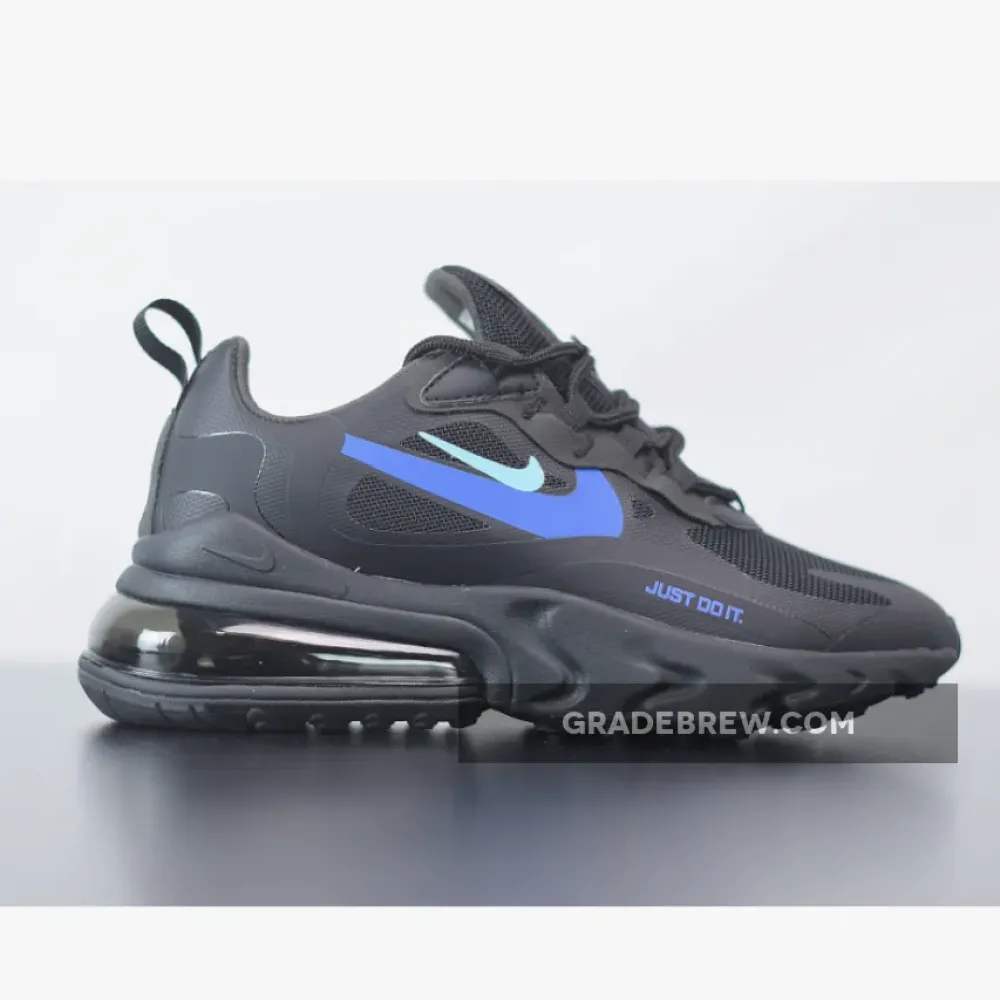 Nike Air Max 270 React Just Do It Blue/Black/Transparent CT2203-001