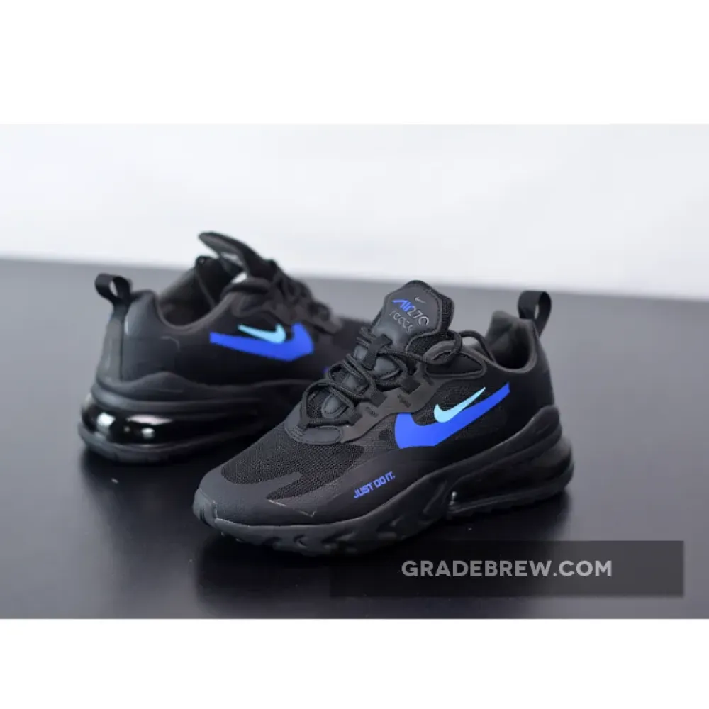 Nike Air Max 270 React Just Do It Blue/Black/Transparent CT2203-001