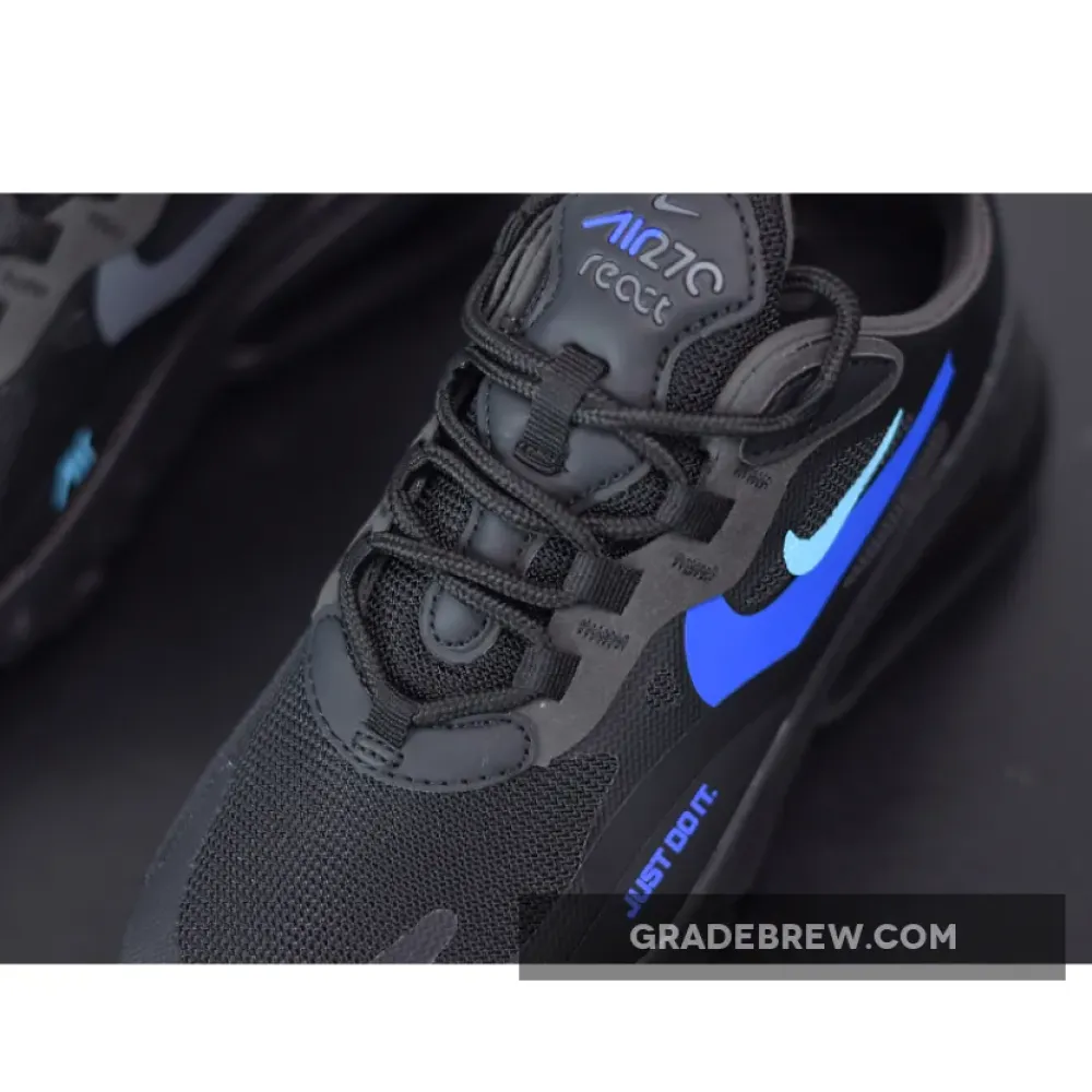 Nike Air Max 270 React Just Do It Blue/Black/Transparent CT2203-001