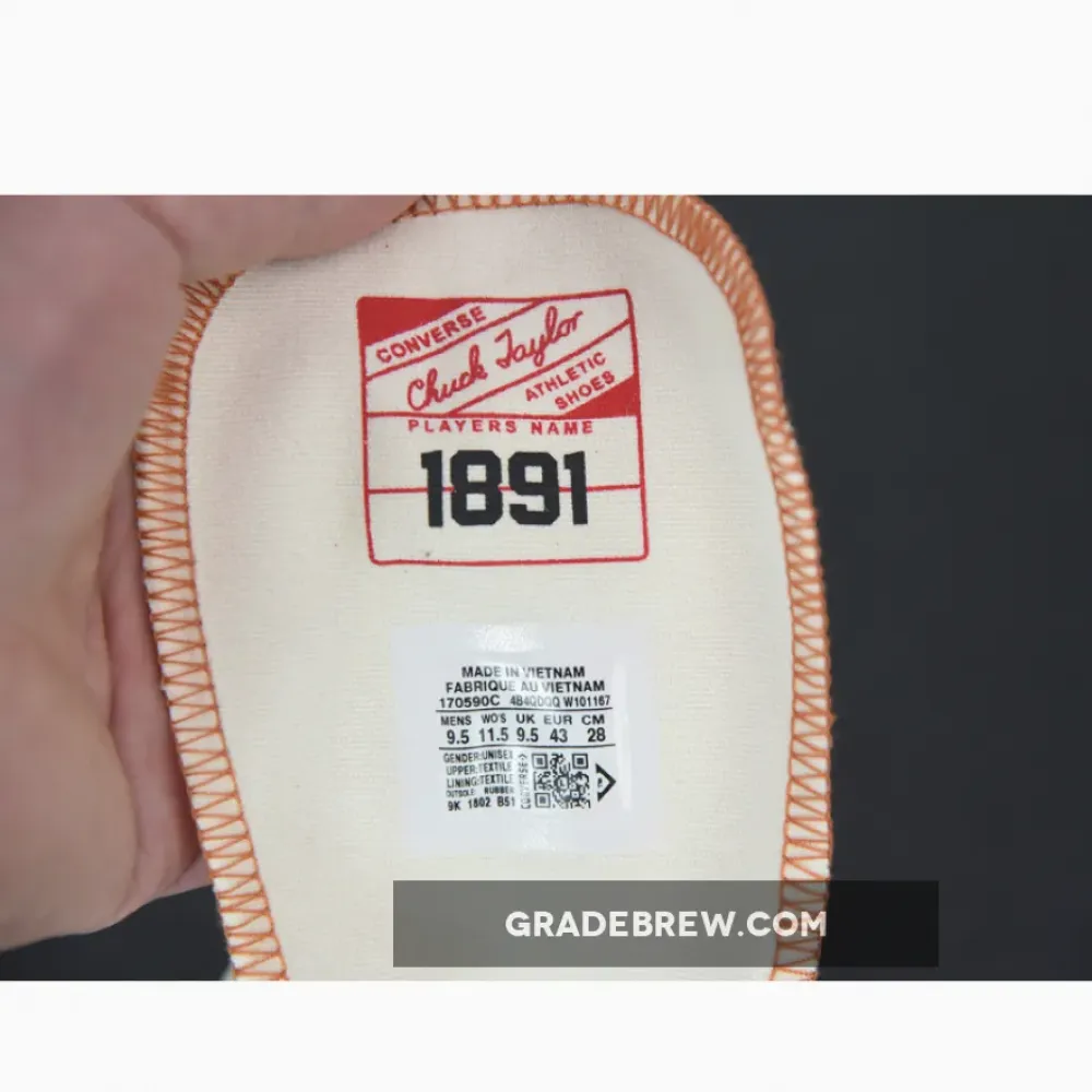 Concepts x Converse Chuck 70 Southern Flame Hi Orange/White/Yellow 170590C