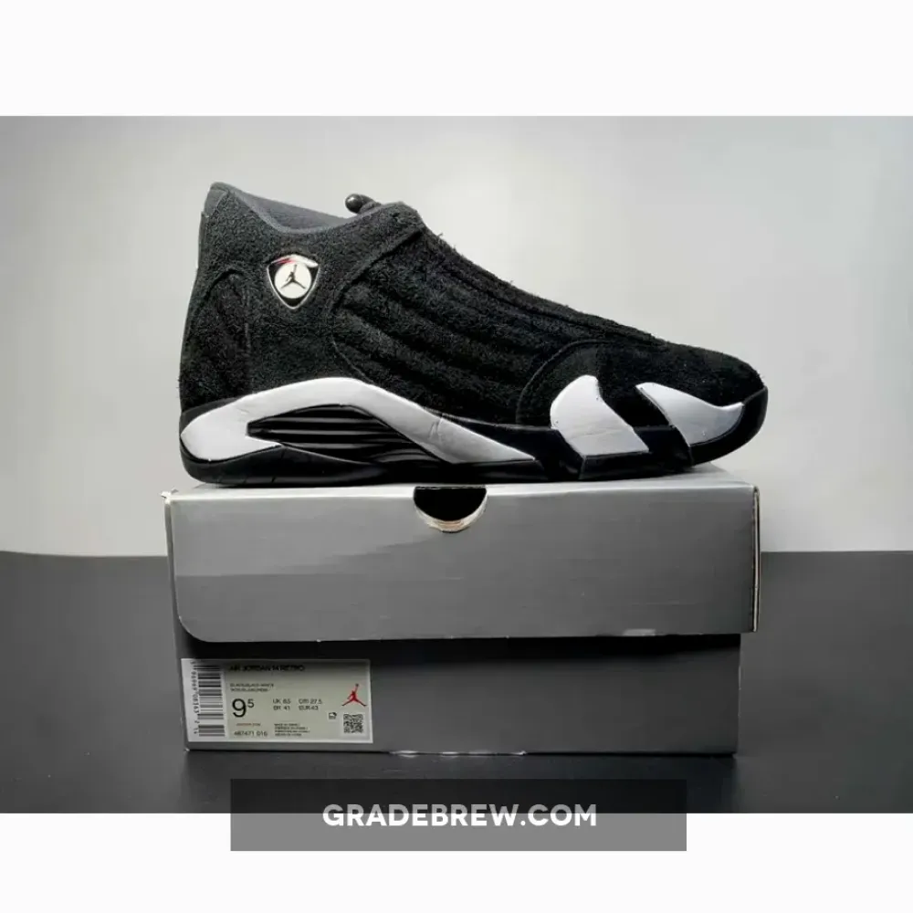 Air Jordan 14 Panda Black/White/University Red 487471-016