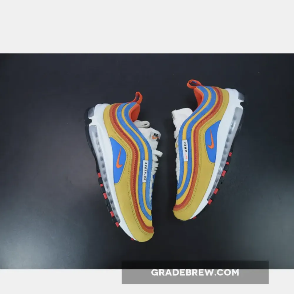 Nike Air Max 97 SE Running Club Pollen/Blue-Red-Orange DH1085-700