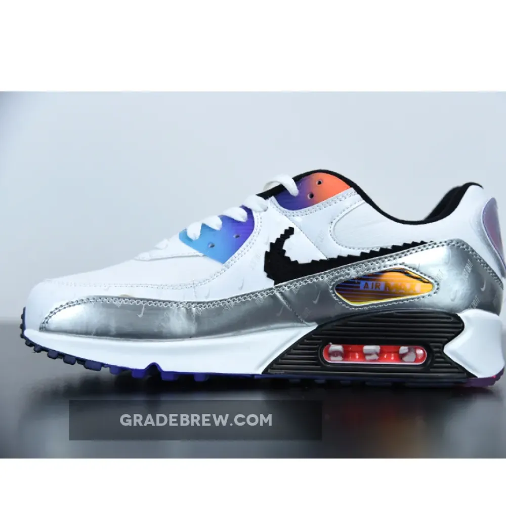 Nike Air Max 90 Have A Good Game Silver/White/Purple DC0832-101