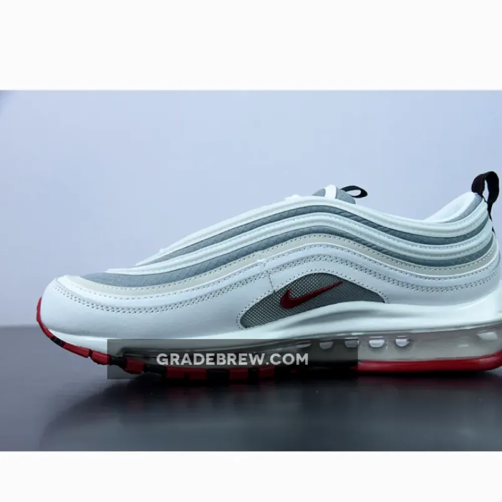 Nike Air Max 97 White Bullet Grey-Red/White DM0027-100
