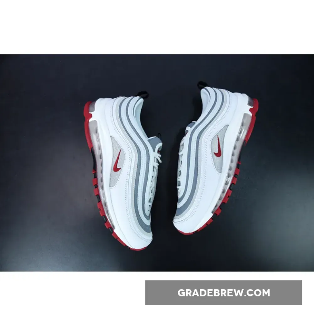 Nike Air Max 97 White Bullet Grey-Red/White DM0027-100