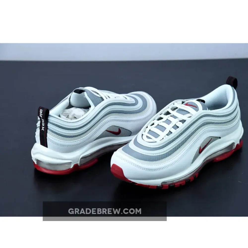 Nike Air Max 97 White Bullet Grey-Red/White DM0027-100