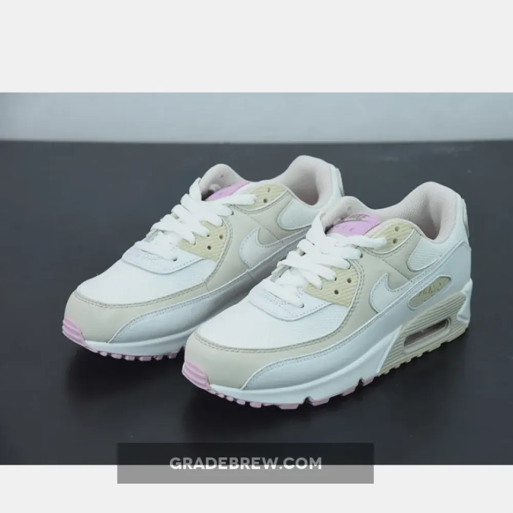 Nike Air Max 90 Summit White Light Orewood Brown/Pink CT1873-500