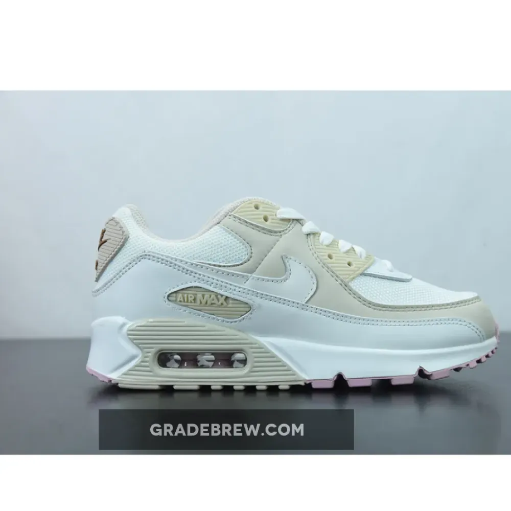 Nike Air Max 90 Summit White Light Orewood Brown/Pink CT1873-500