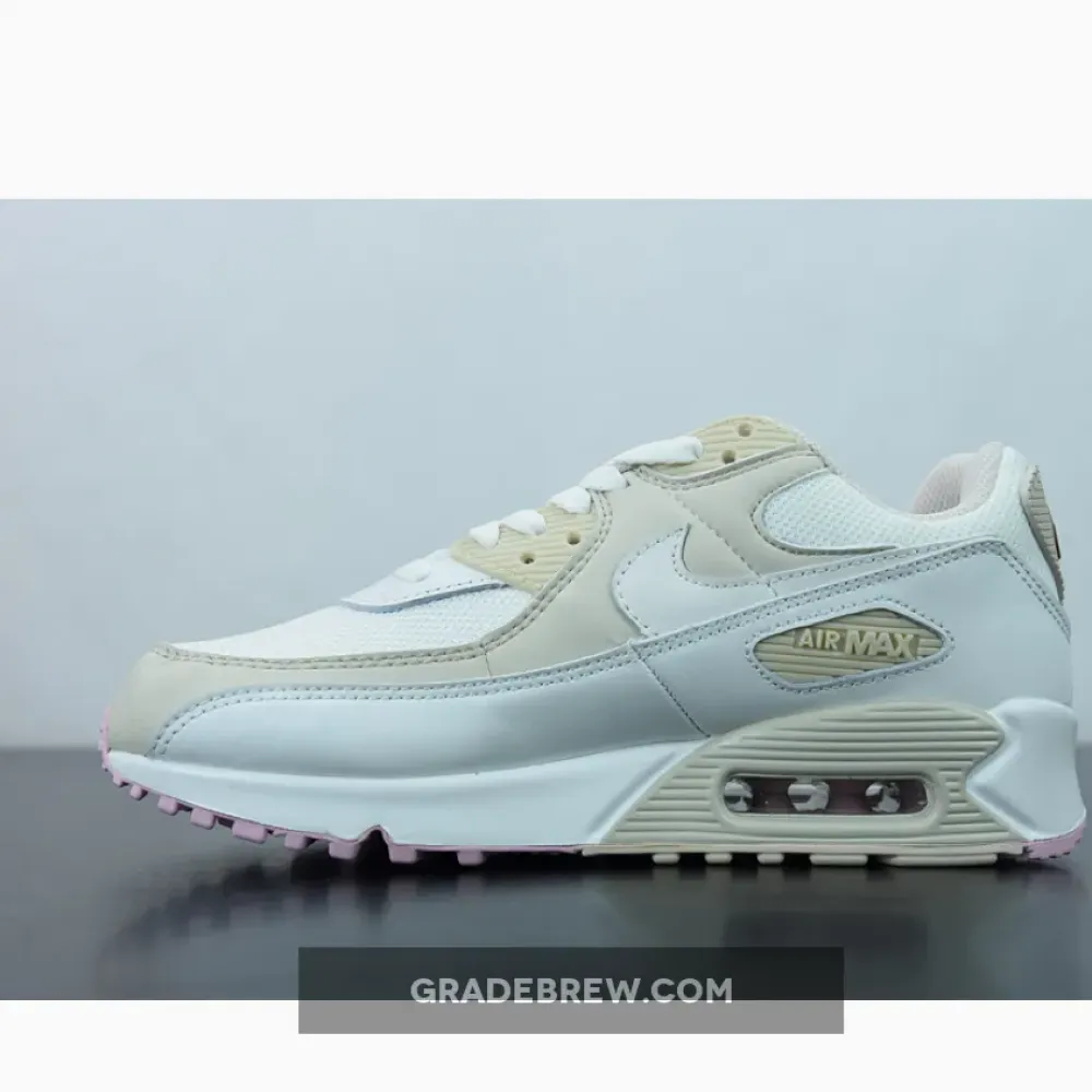 Nike Air Max 90 Summit White Light Orewood Brown/Pink CT1873-500