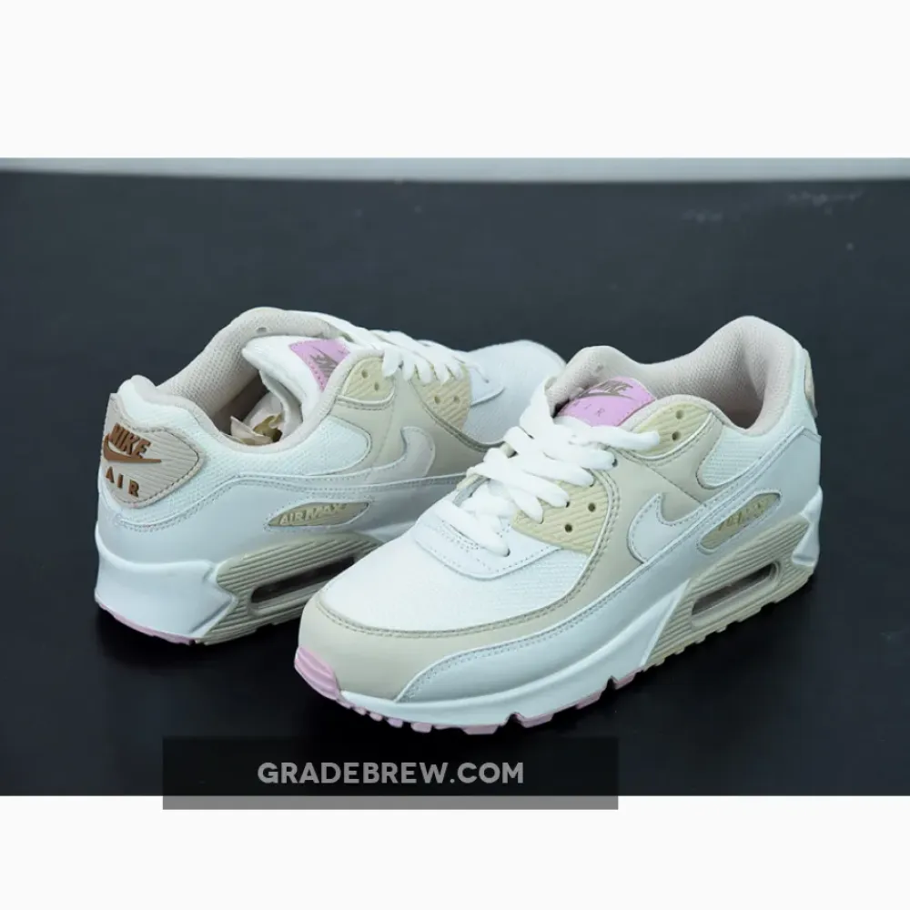 Nike Air Max 90 Summit White Light Orewood Brown/Pink CT1873-500