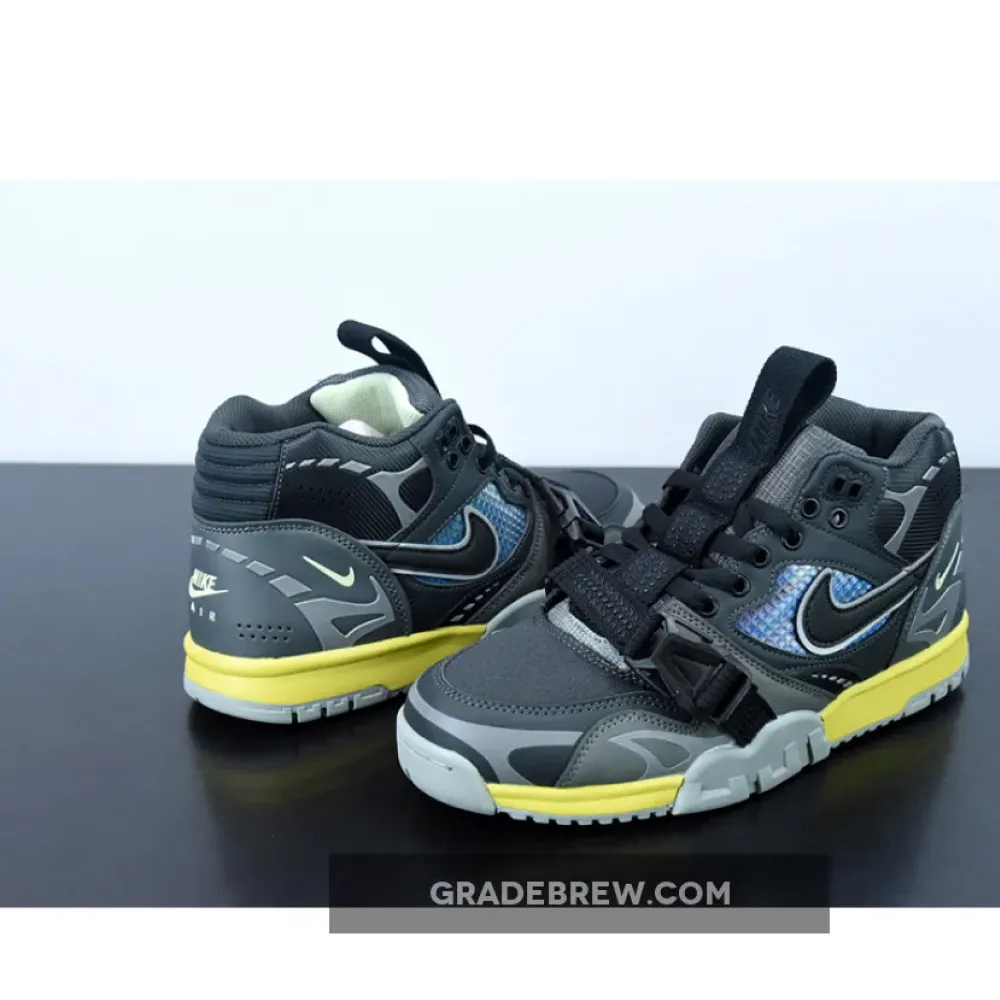 Nike Air Trainer 1 Utility Dark Smoke Grey Yellow/Dark Smoke Grey/Black DH7338-001