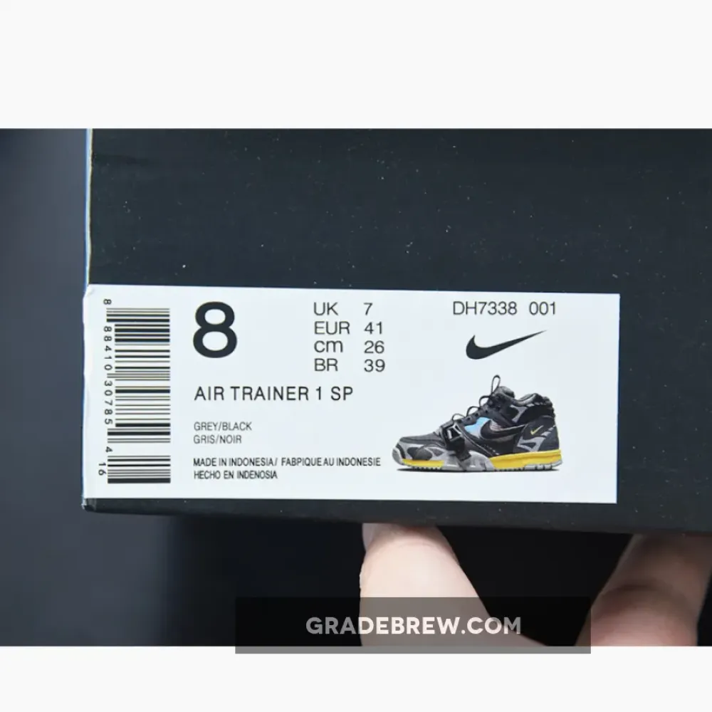 Nike Air Trainer 1 Utility Dark Smoke Grey Yellow/Dark Smoke Grey/Black DH7338-001