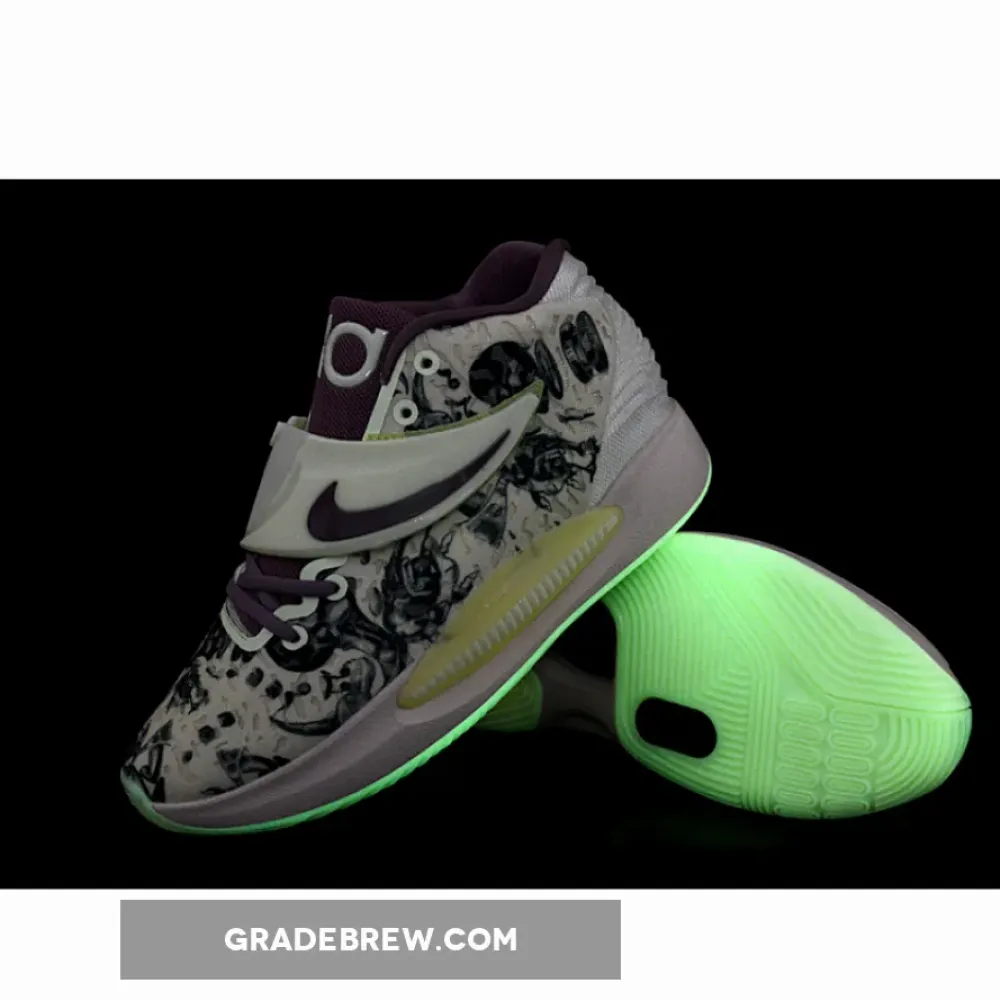 Nike KD 14 Surrealism Cream/Purple/Light Yellow CW3935-300