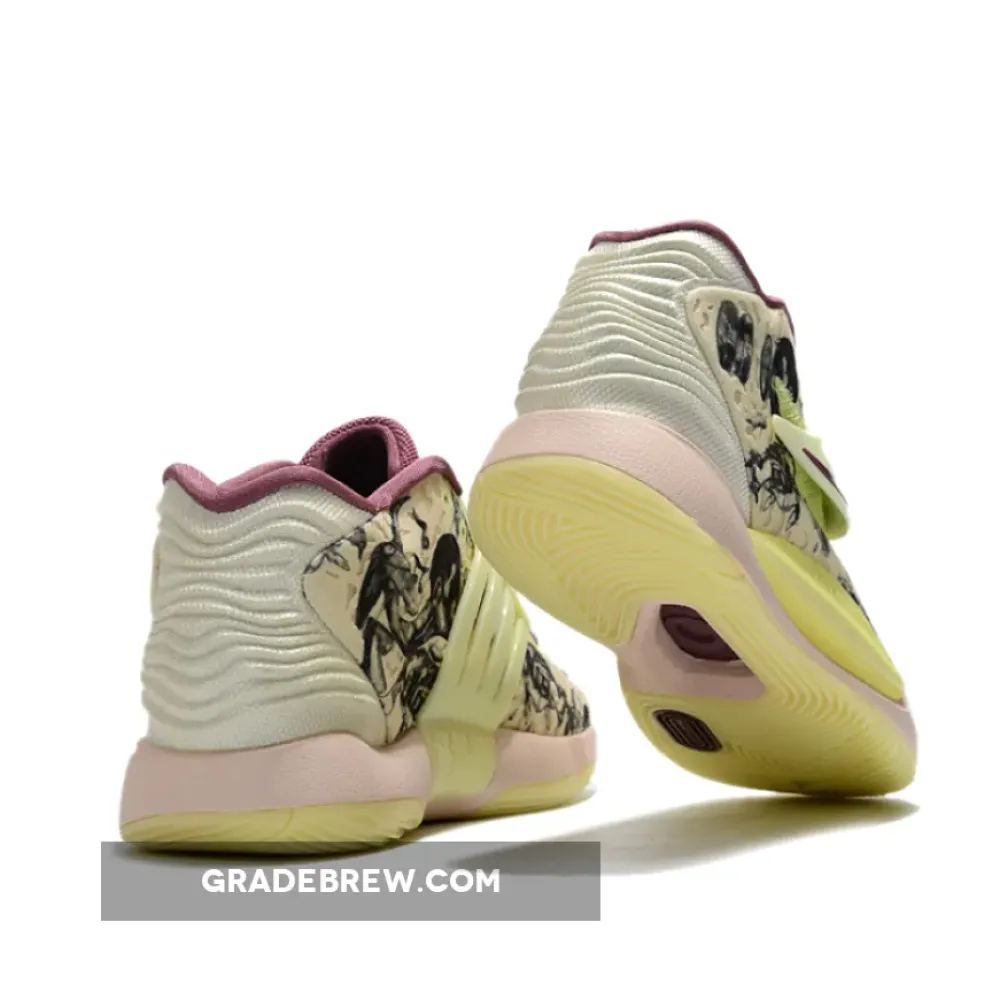 Nike KD 14 Surrealism Cream/Purple/Light Yellow CW3935-300