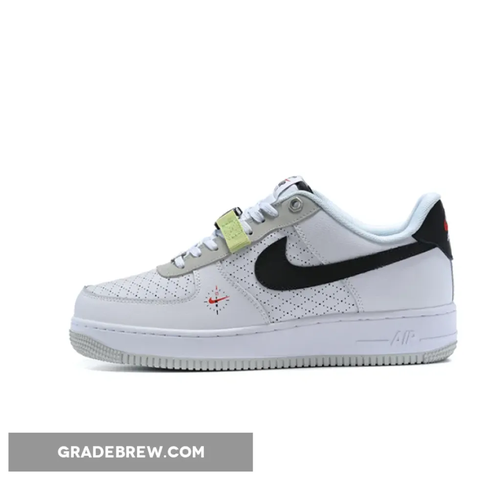 Nike Air Force 1 LV8 Swoosh Compass Black/White/Volt DC2532-100