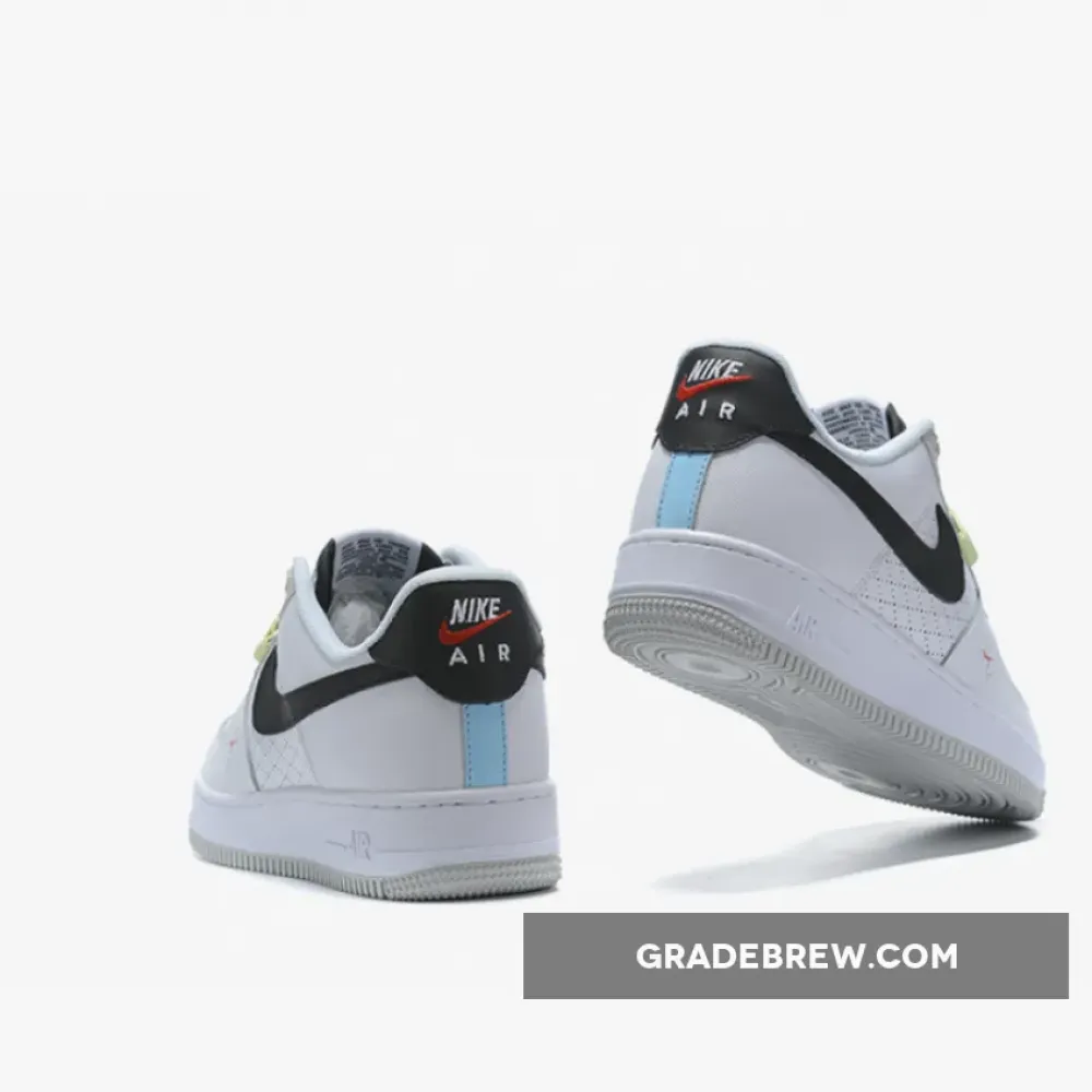 Nike Air Force 1 LV8 Swoosh Compass Black/White/Volt DC2532-100