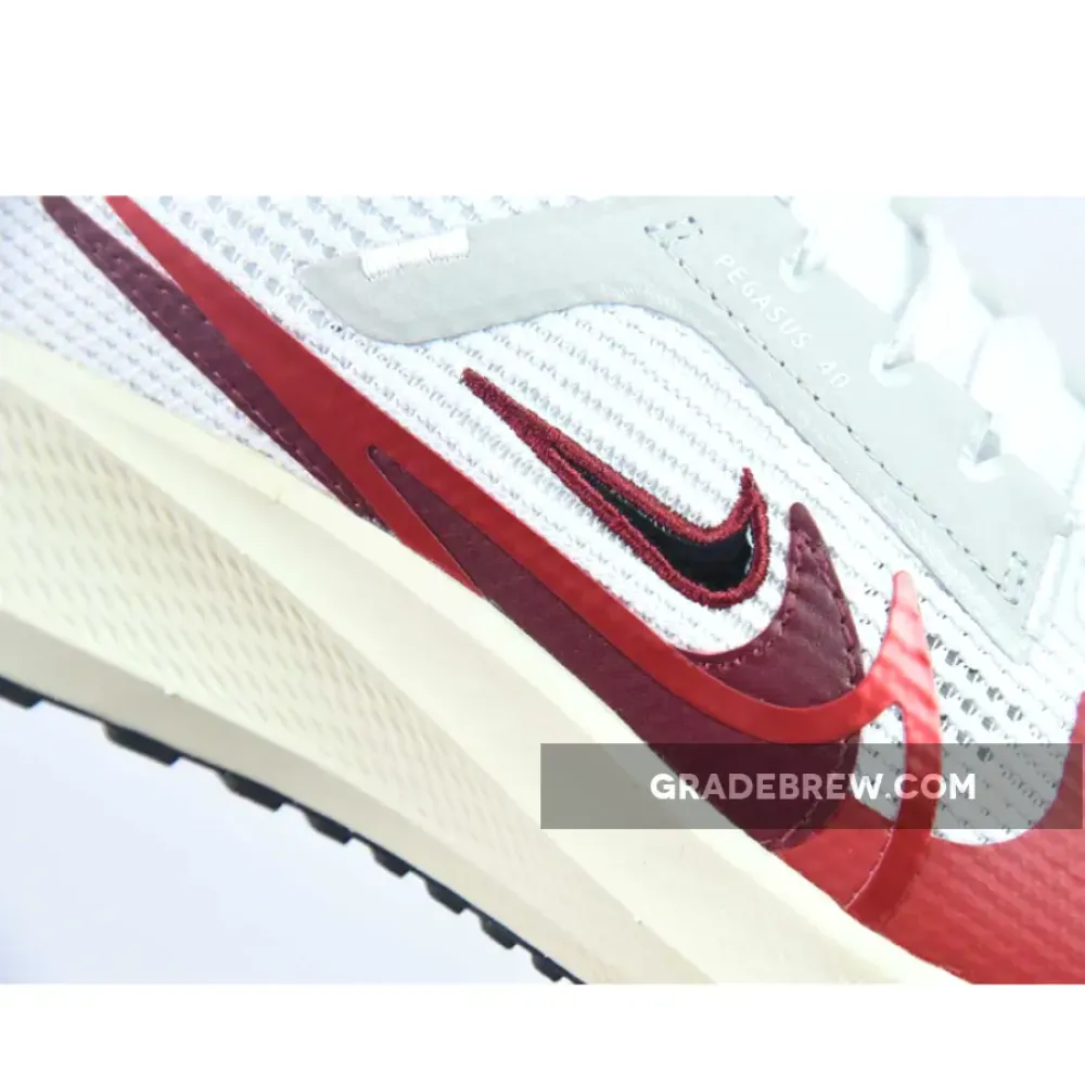 Nike Pegasus 40 White/Red/Multi-Color Photon Dust FB7703-100