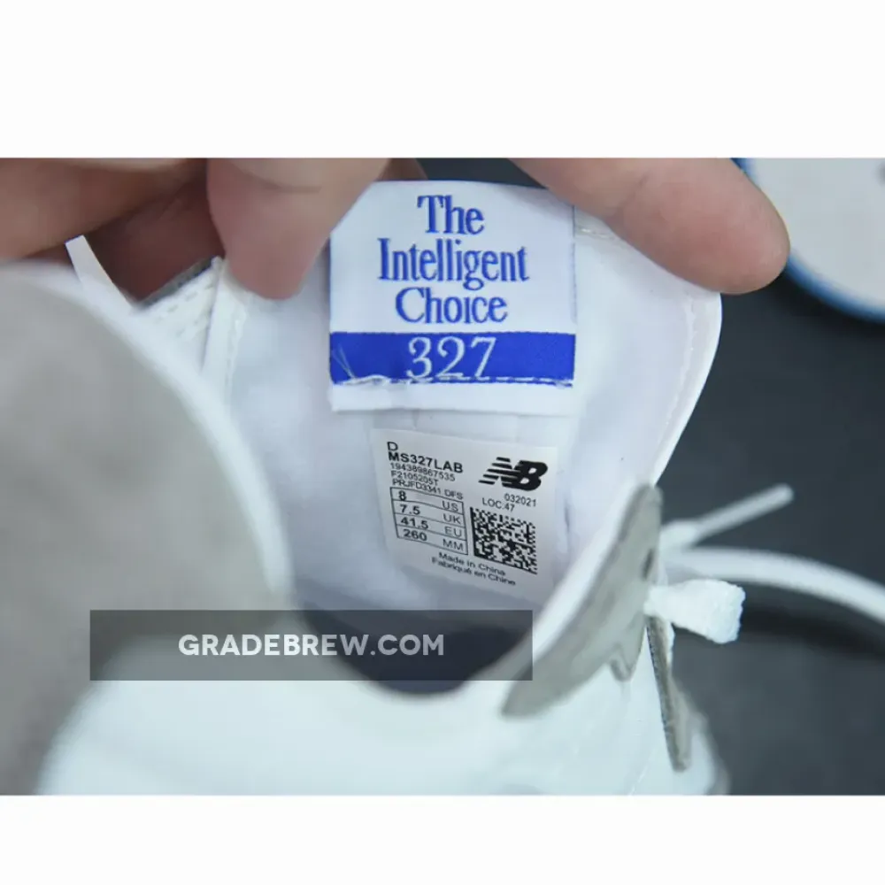 New Balance 327 Grey White  MS327LAB