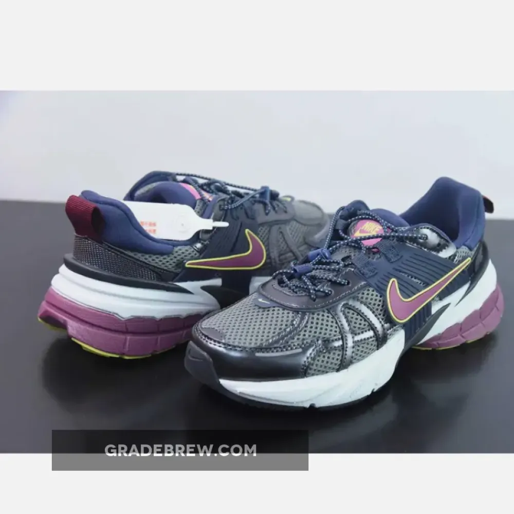 Nike V2K Run Obsidian Burgundy Volt FV6602-400