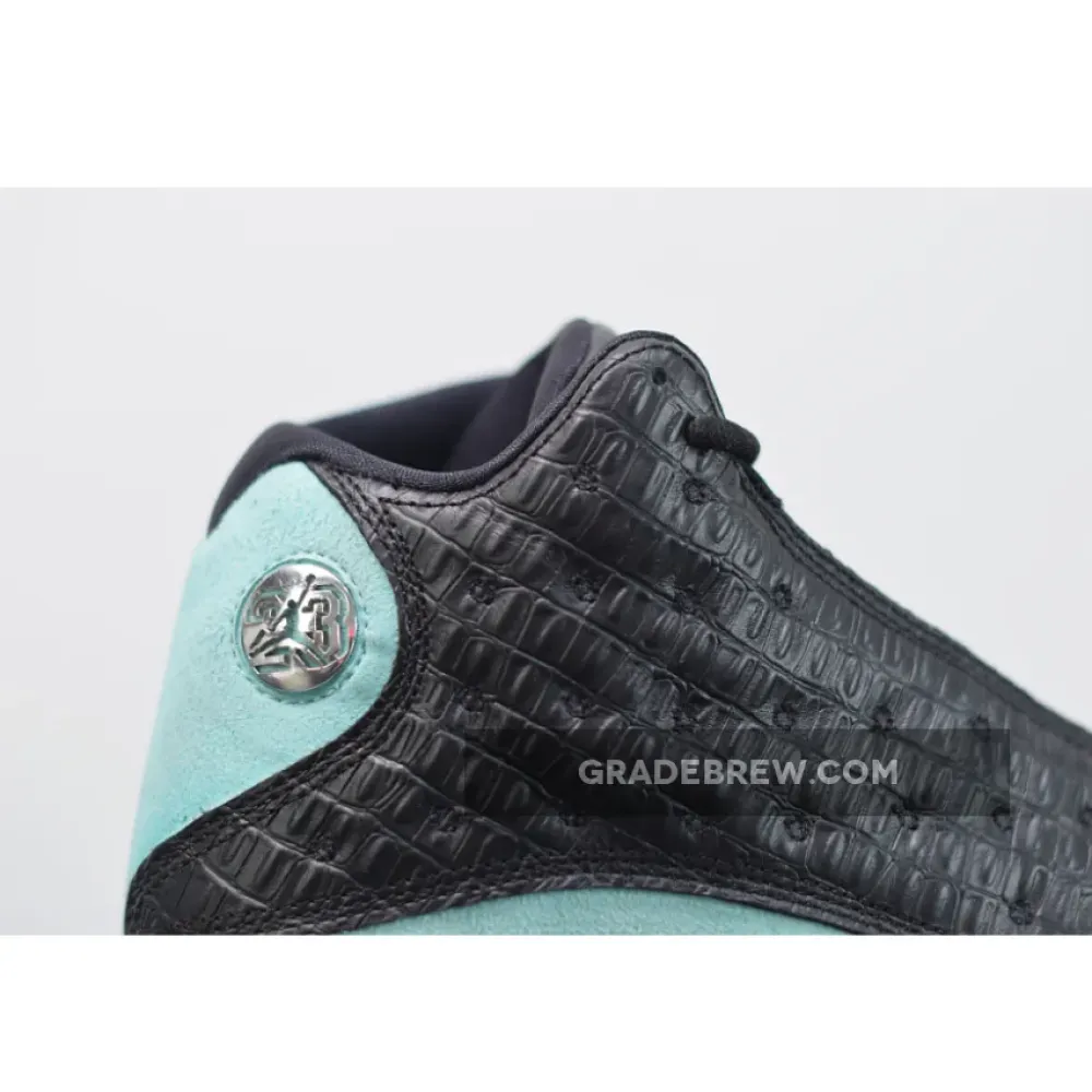 Air Jordan 13 Island Green Metallic Silver/Black/Island Green 414571-030