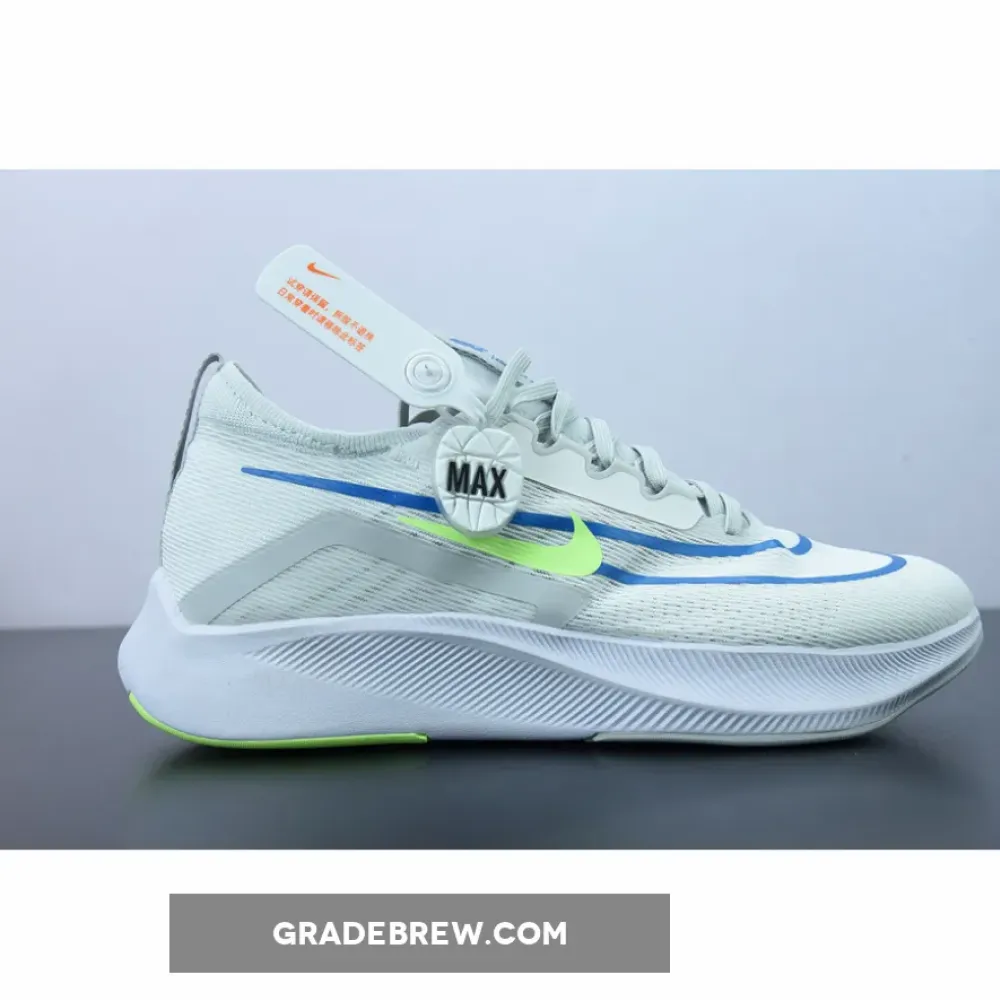 Nike Zoom Fly 4 Lime Glow/Imperial Blue/Pure Platinum CT2392-100