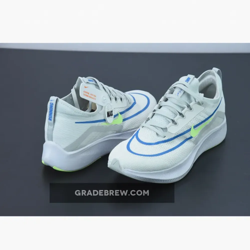 Nike Zoom Fly 4 Lime Glow/Imperial Blue/Pure Platinum CT2392-100