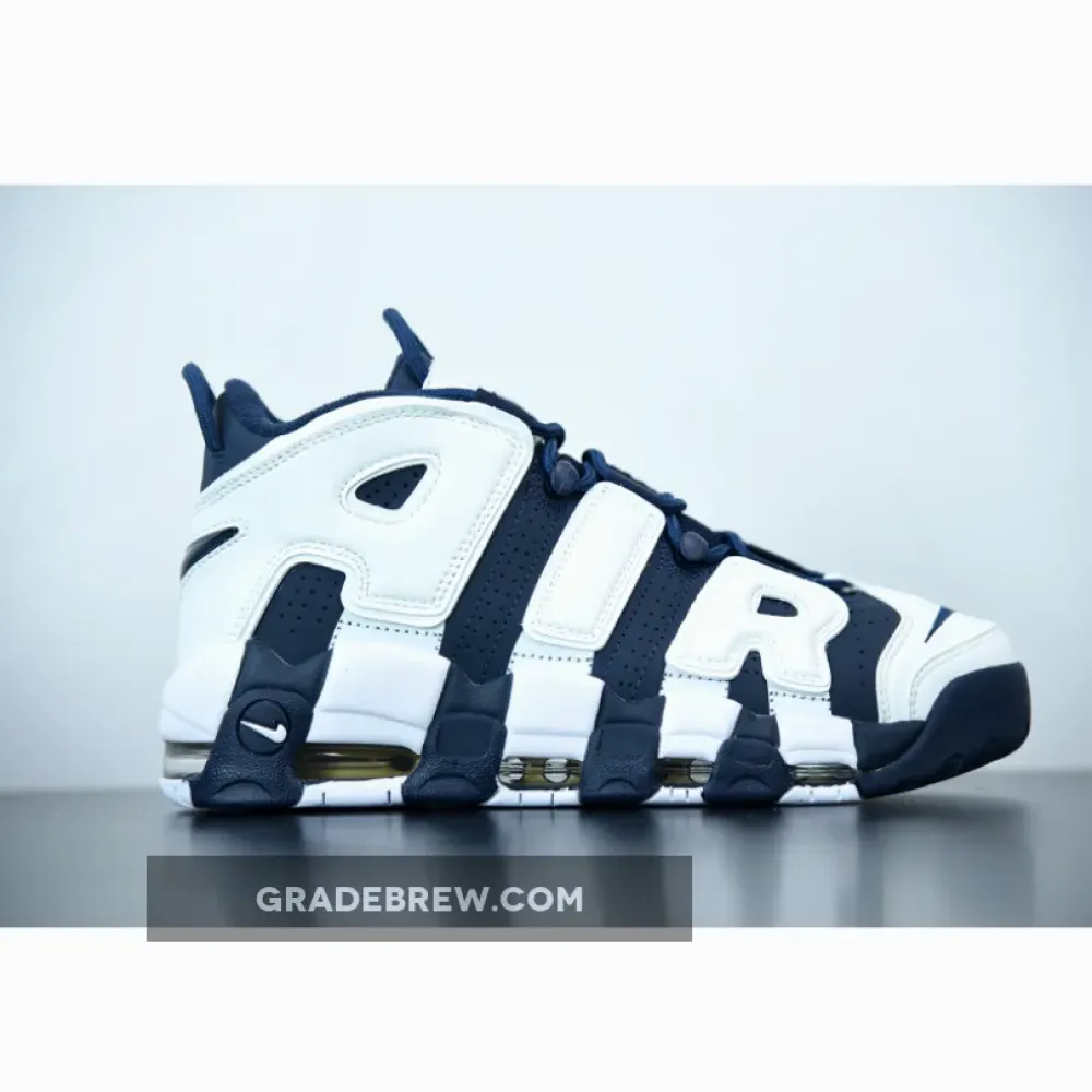 Nike Air More Uptempo Olympic Midnight Navy/White/Metallic Gold 414962-104