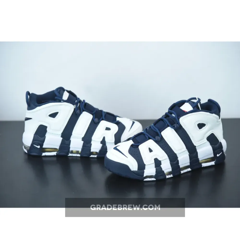 Nike Air More Uptempo Olympic Midnight Navy/White/Metallic Gold 414962-104