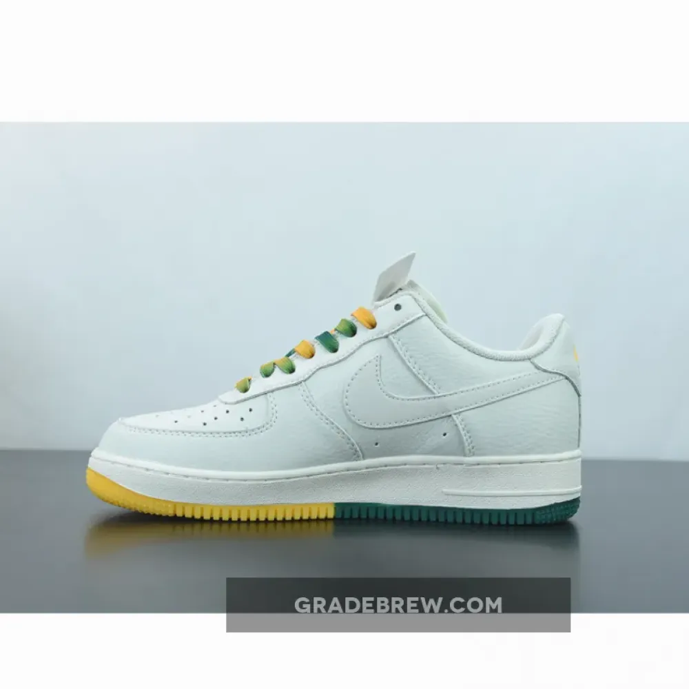 Nike Air Force 1 Low Utah Jazz Cream White/Green/Yellow