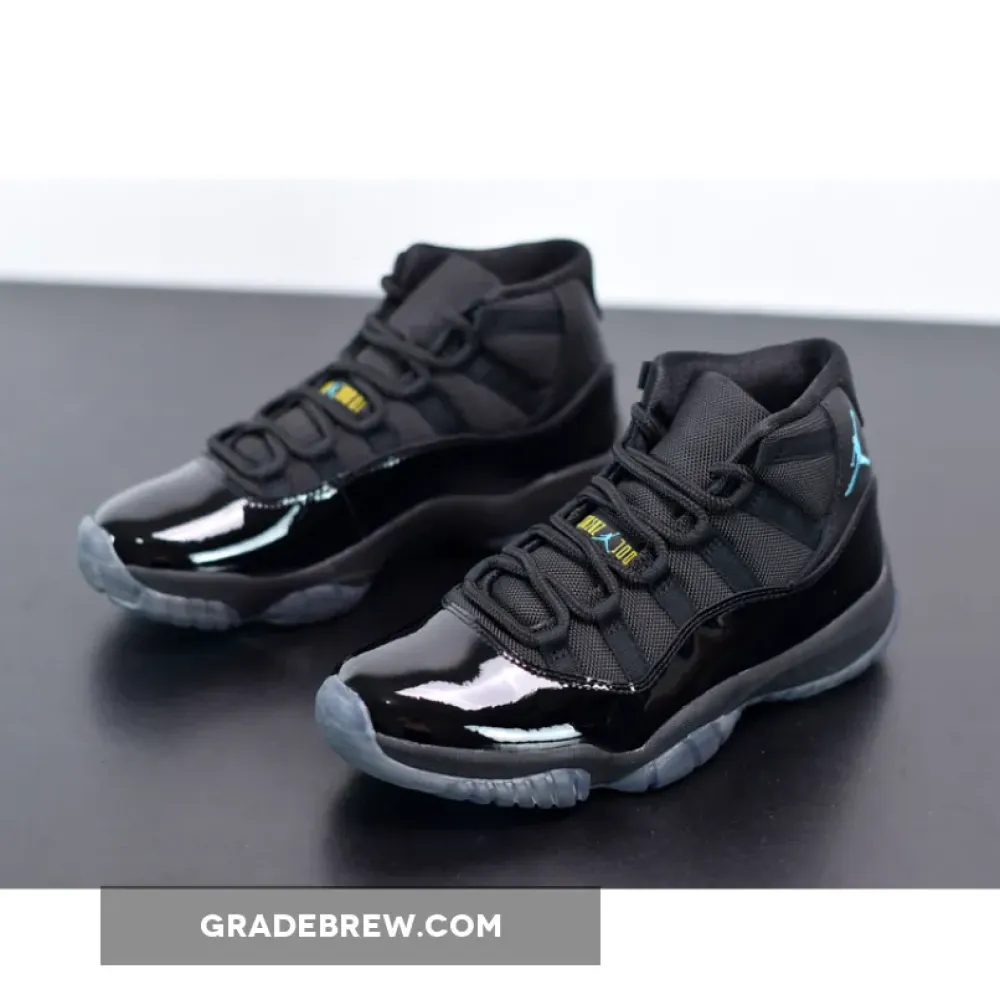 Air Jordan 11 Retro Gamma Blue Black/Varsity Maize 378037-006